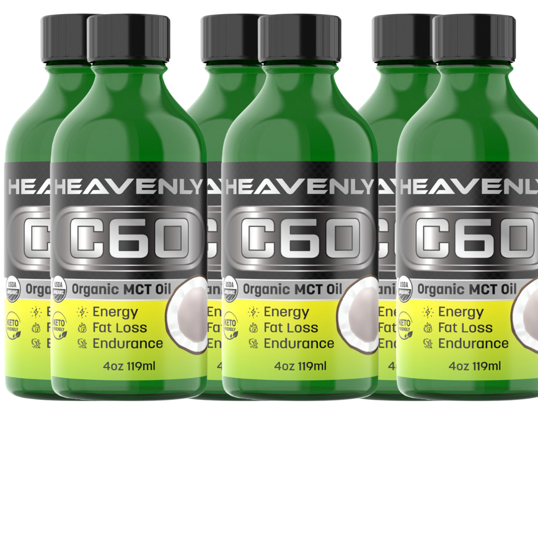 Heavenly C60 MCT Oil Drops – Premium Coconut-Derived Antioxidant Wellness Formula