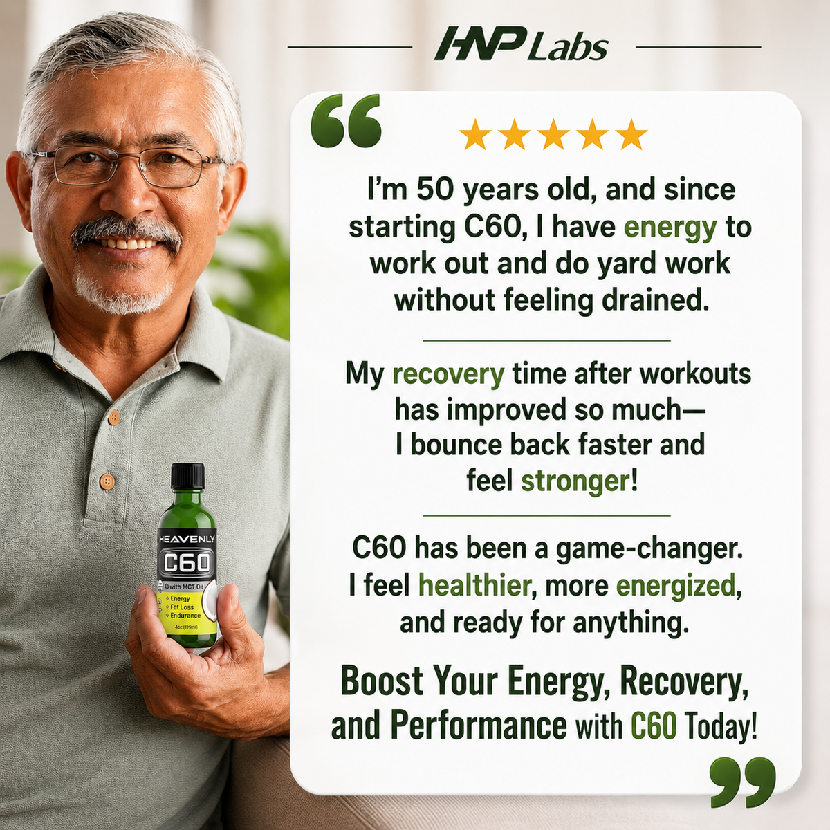 Heavenly C60 MCT Oil Drops – Premium Coconut-Derived Antioxidant Wellness Formula