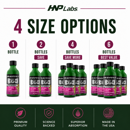 Heavenly C60 Olive Oil Drops – Organic Antioxidant Wellness Formula