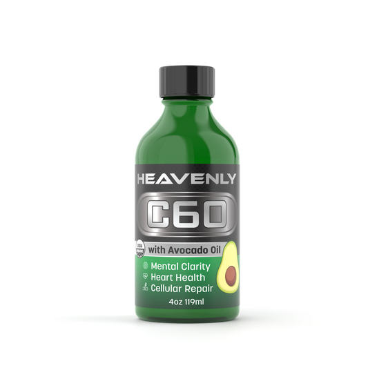 Heavenly C60 Avocado Oil Drops – Organic Antioxidant Wellness Formula
