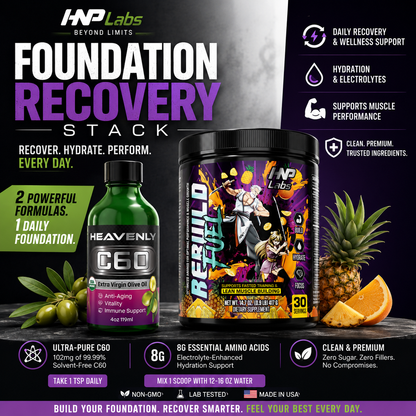 Foundation Recovery Stack – Daily Recovery, Hydration & Wellness Support