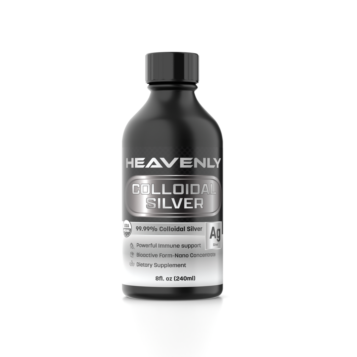 Heavenly Silver: Ultra Pure Colloidal Silver Solution
