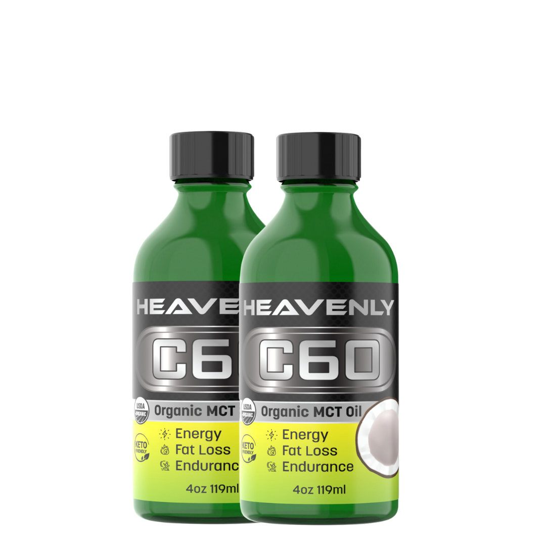 Heavenly C60 MCT Oil Drops – Premium Coconut-Derived Antioxidant Wellness Formula