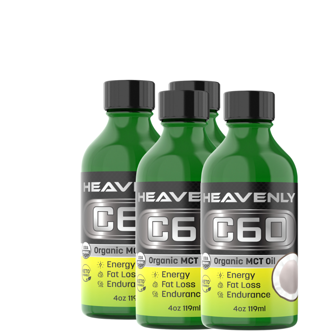 Heavenly C60 MCT Oil Drops – Premium Coconut-Derived Antioxidant Wellness Formula