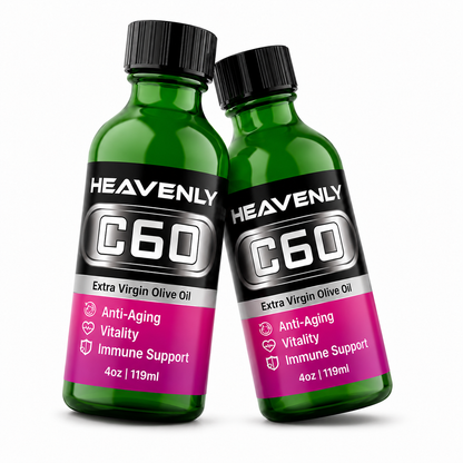 Heavenly C60 Olive Oil Drops – Organic Antioxidant Wellness Formula