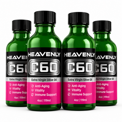Heavenly C60 Olive Oil Drops – Organic Antioxidant Wellness Formula