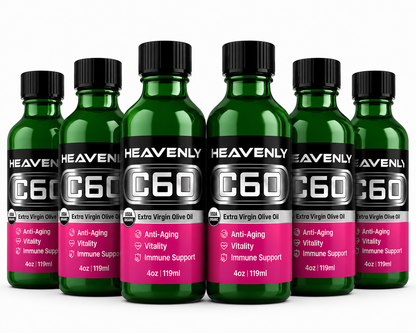 Heavenly C60 Olive Oil Drops – Organic Antioxidant Wellness Formula