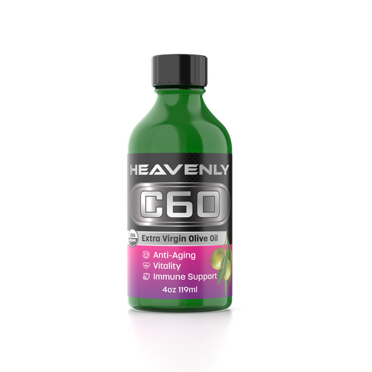 Heavenly C60 Olive Oil Drops – Organic Antioxidant Wellness Formula