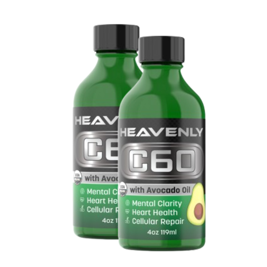 Heavenly C60 Avocado Oil Drops – Organic Antioxidant Wellness Formula