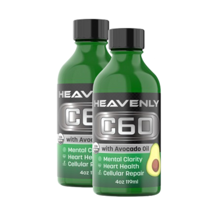 Heavenly C60 Avocado Oil Drops – Organic Antioxidant Wellness Formula